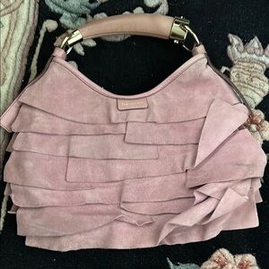 SOLD pink Suede YSL Mombasa